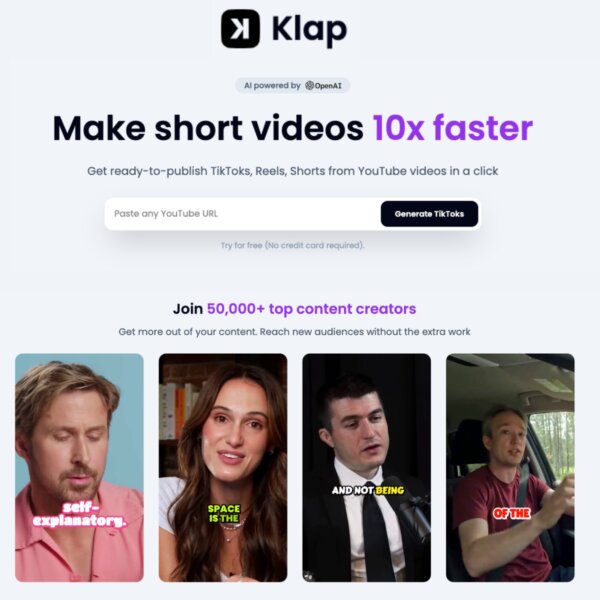 Klap Video AI Tool
