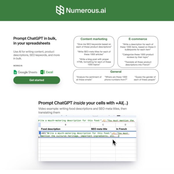 Numerous AI