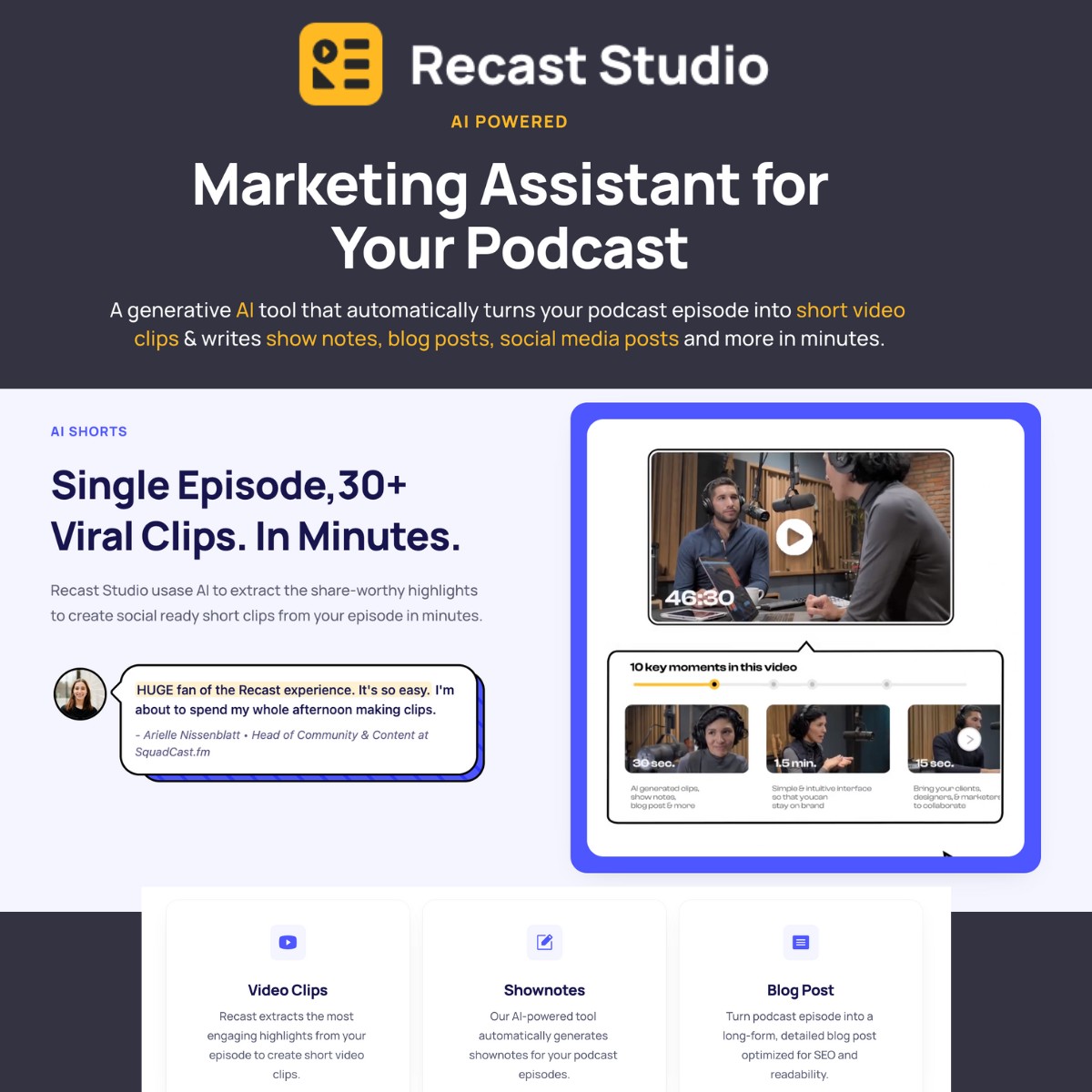 Recast Studio