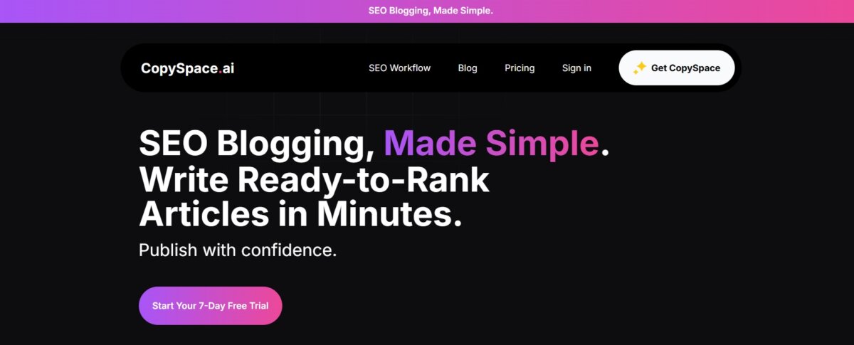 Copyspace AI SEO Tool